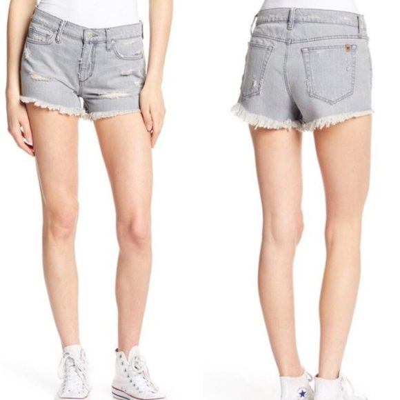 Joe’s Jeans Grey Jean Shorts - Picture 3 of 4